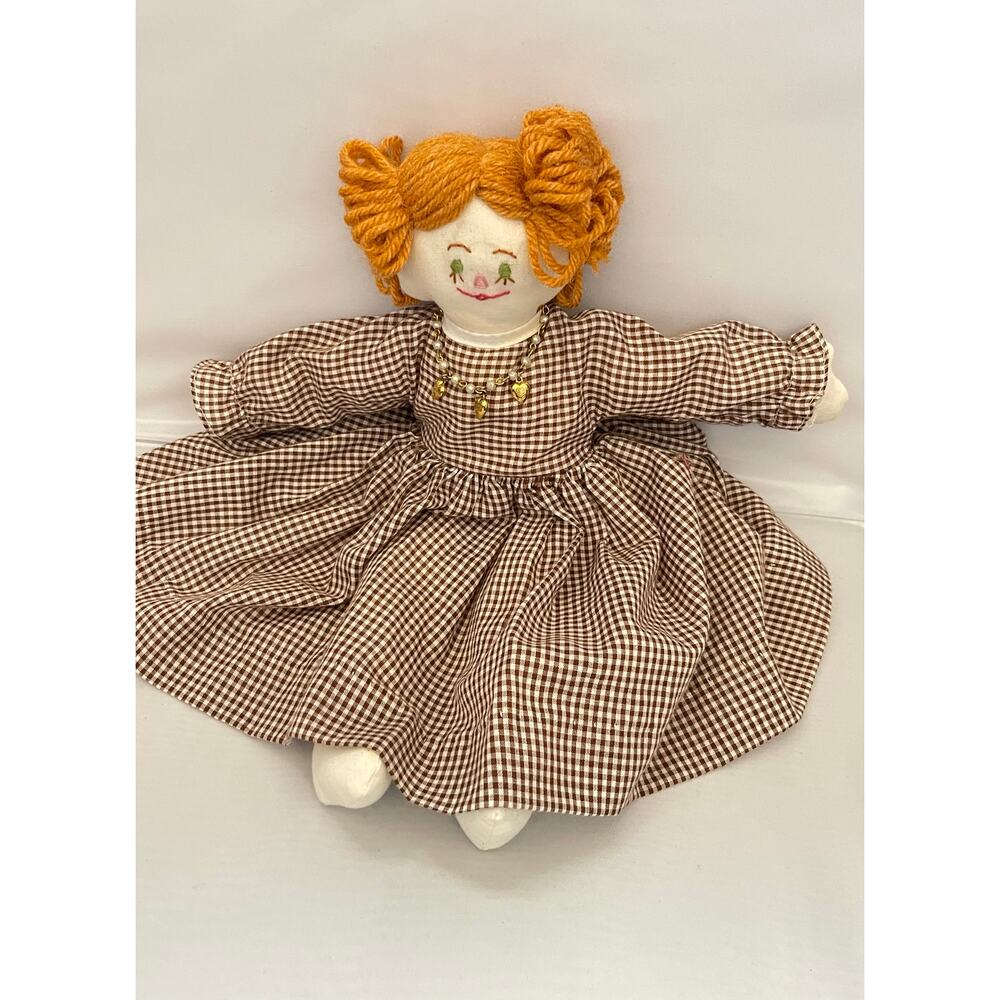 Vintage 14" Royal Rag Doll, Beautiful Rare Find